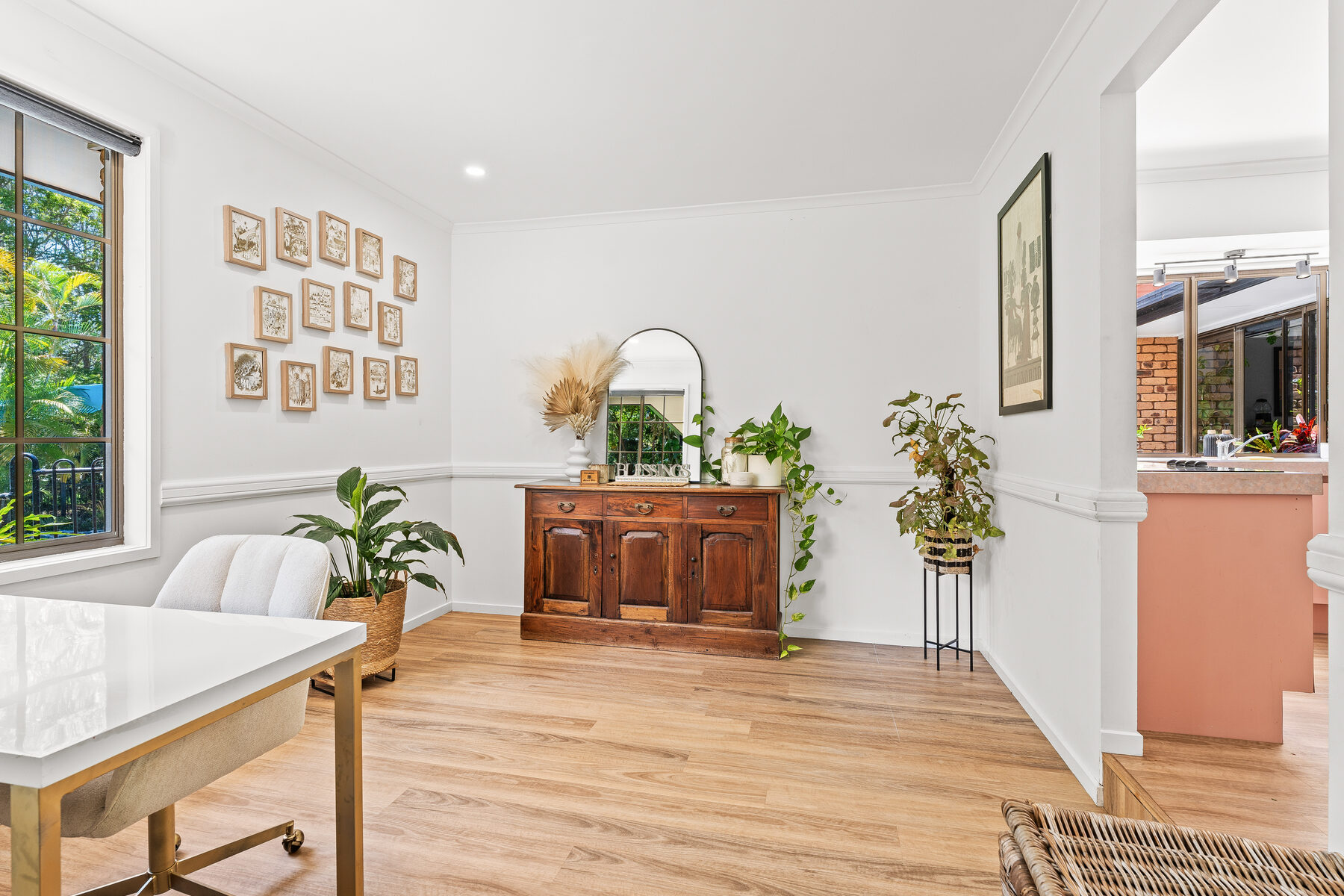 Renovated living area