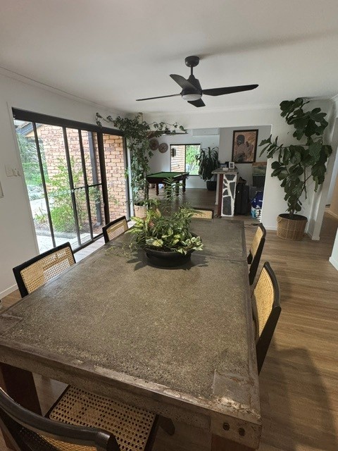 Bespoke concrete dining table